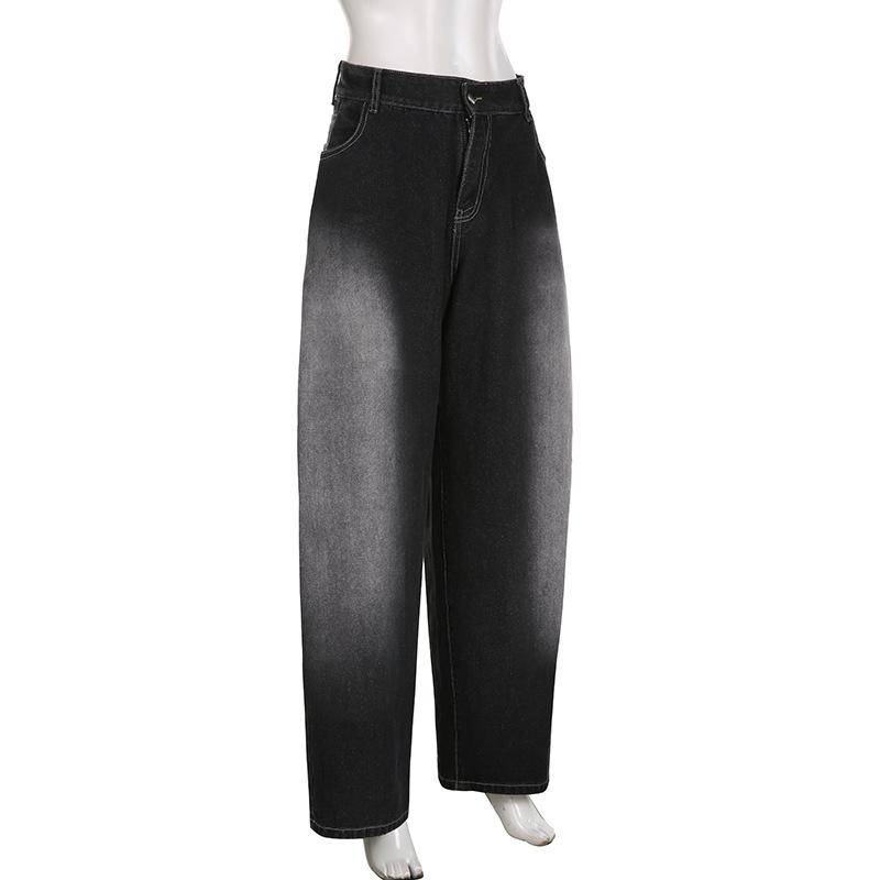 Уличная одежда, джинсы оверсайз, женские мешковатые джинсы с высокой талией, широкие джинсовые брюки-карго Harajuku Y2k, винтажные джинсы для мам