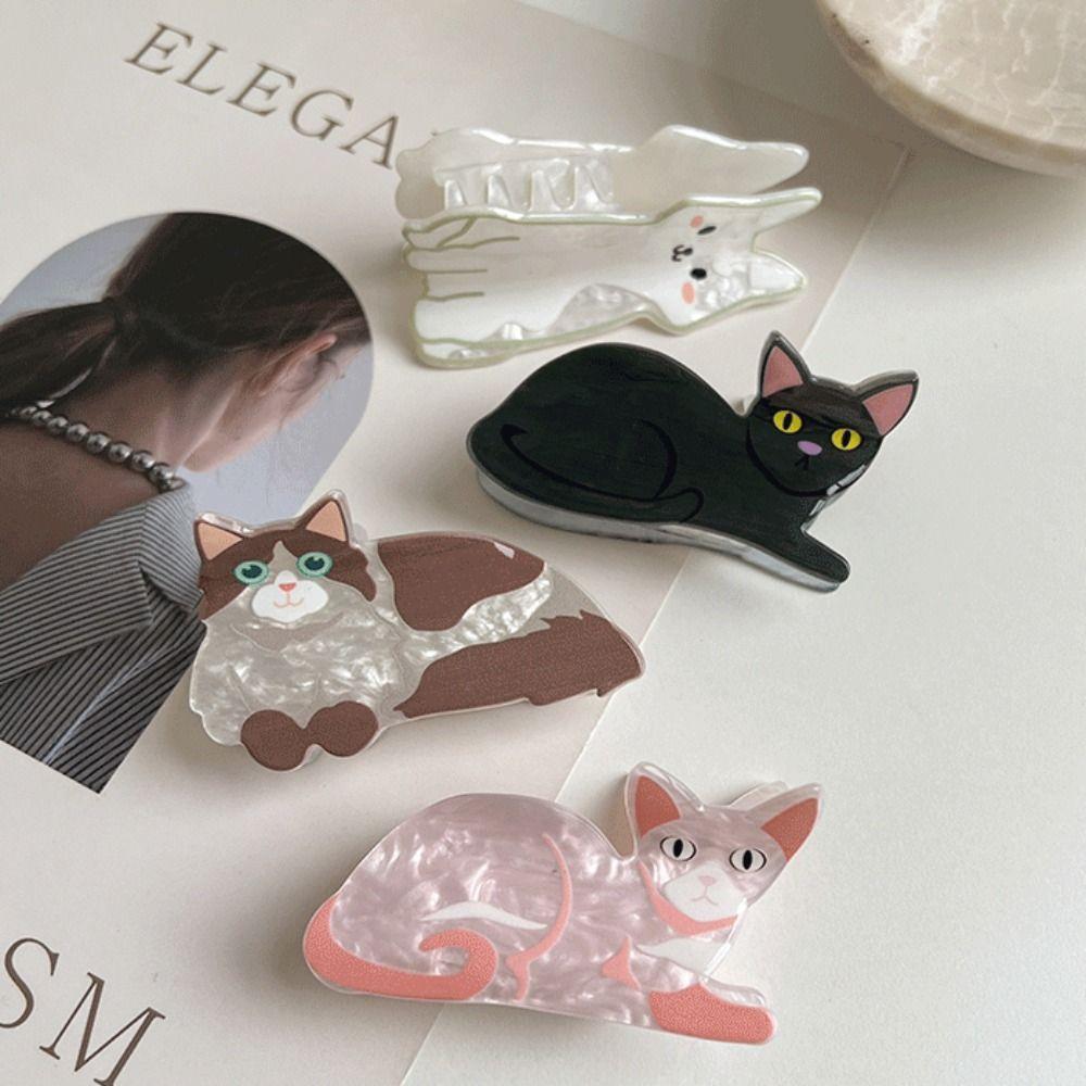 Cartoon Animal Dog Hair Claw Puppy Cat Hair Clip Fashion Girl