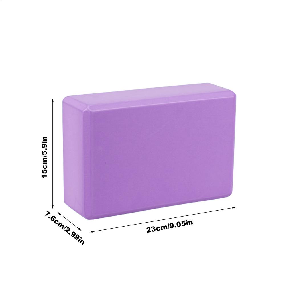 High Density EVA Yoga Block Brick Foaming Foam Home Exercise Fitness Health Gym Practice Tool