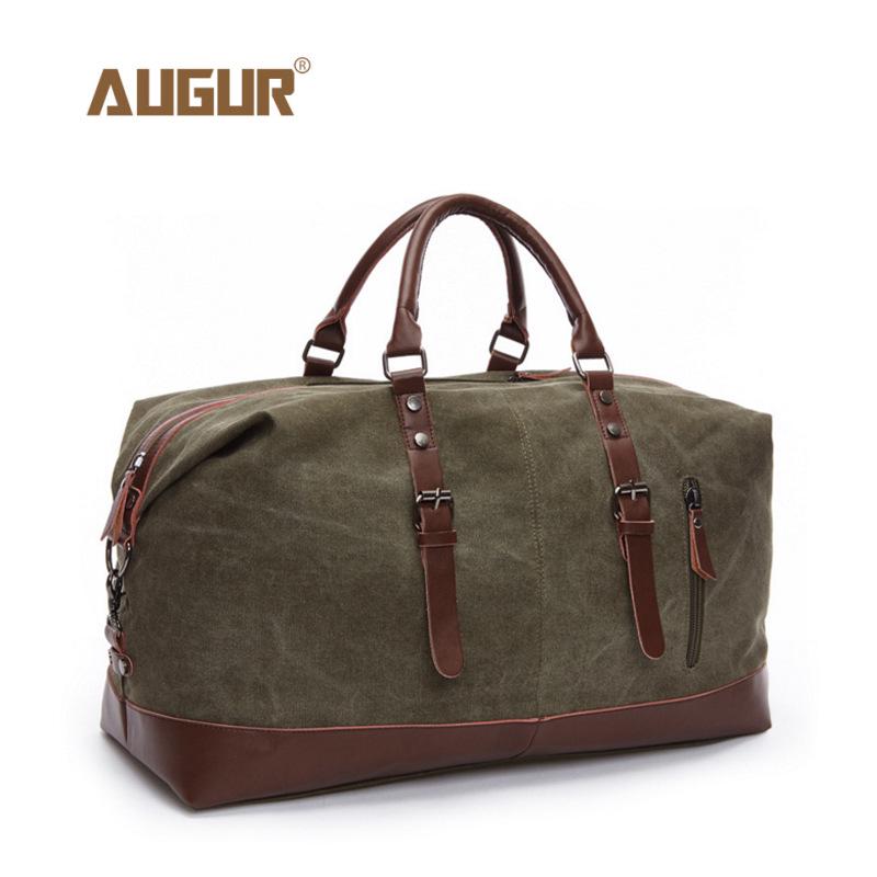 Unisex Large Capacity Canvas Travel Bag: Convertible Handbag, Shoulder Bag, Crossbody & Luggage for Casual Use.