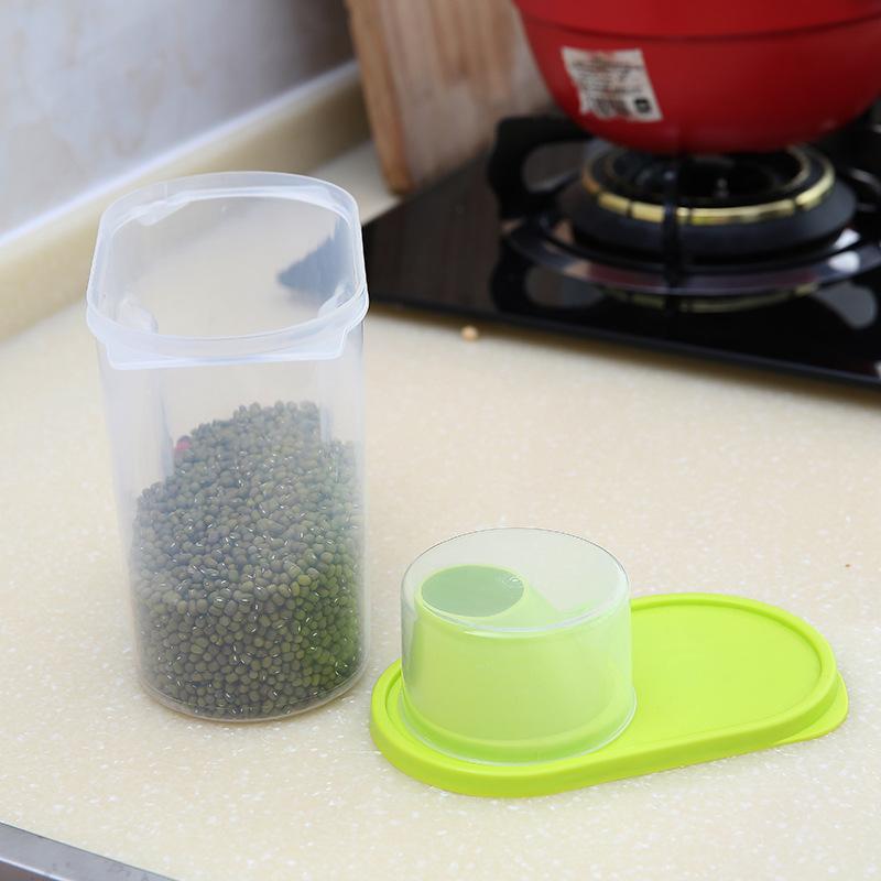 Plastic Sealed Jar Kitchen Large Food Storage Storage Jar Grain and Miscellaneous Grain Jar with Lid Storage Box
