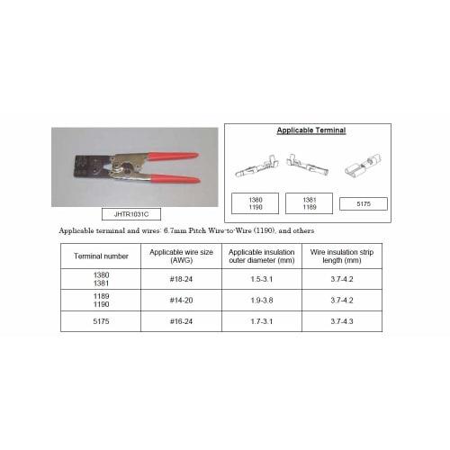 Ручной обжимной инструмент Molex JHTR1031C