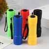 Портативный АБС-пластик Многофункциональный Мини Яркий Фонарик 9 светодиодов Работает от батареек ААА Фонарик для кемпинга Аварийный фонарик