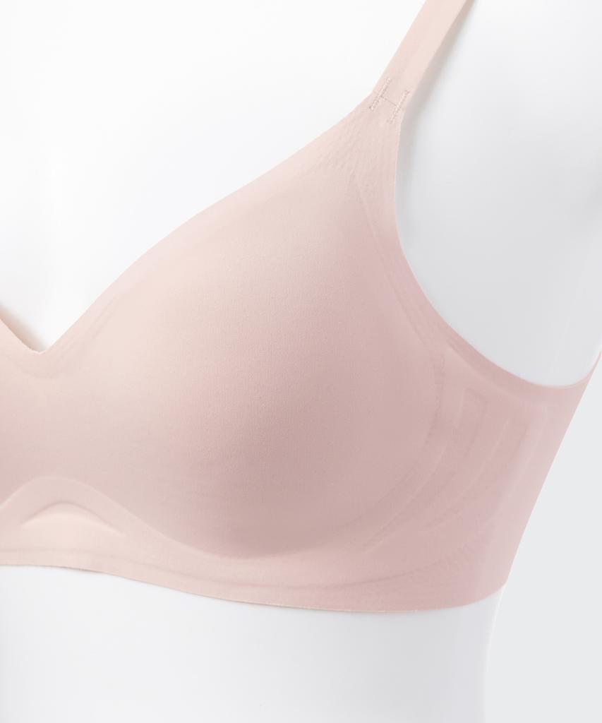 MUSINSA STANDARD WOMAN Женский бесшовный бюстгальтер с легким объемом [Розовый]
