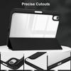 Flip Tablet Cover For iPad Mini 6 8.3'' /Mini 7 (A17 Pro) A2995 Acylic Back Case With Pencil Holder Auto Wake up /Sleep