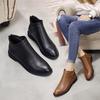 Женские ботильоны Женские модные ботинки с круглым носком Женские туфли Сохраняющие тепло Женские слипоны Женские ботинки Боевые ботинки для женщин