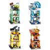 Магазин игр Pokemon Pikachu-Claw Crane, строительные блоки, модель Charizard Squirtle Bulbasaur, развивающие игрушки для детей, праздничные подарки