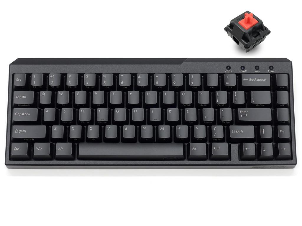 FILCO Majestouch Xacro M3A English Layout 67 Keys Hardware Software Macro Programming Compatible DIP Switch Operation PBT Keycaps Compact Mechanical