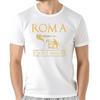 Roma Caput Mundi Antigua Roma Historia Romana Hombres Camiseta De Manga Corta Casual AlgodóN Cuello Redondo Verano Cam