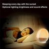 Multifunctional Sunrise Alarm Clock Wake Up Light 7 Sounds FM Radio Sleep Aid