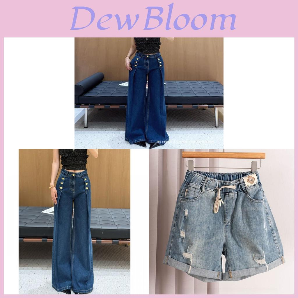 Vintage Style Wide Leg Jeans For Women With High Waist And Thick Denim For Spring Casual Wear