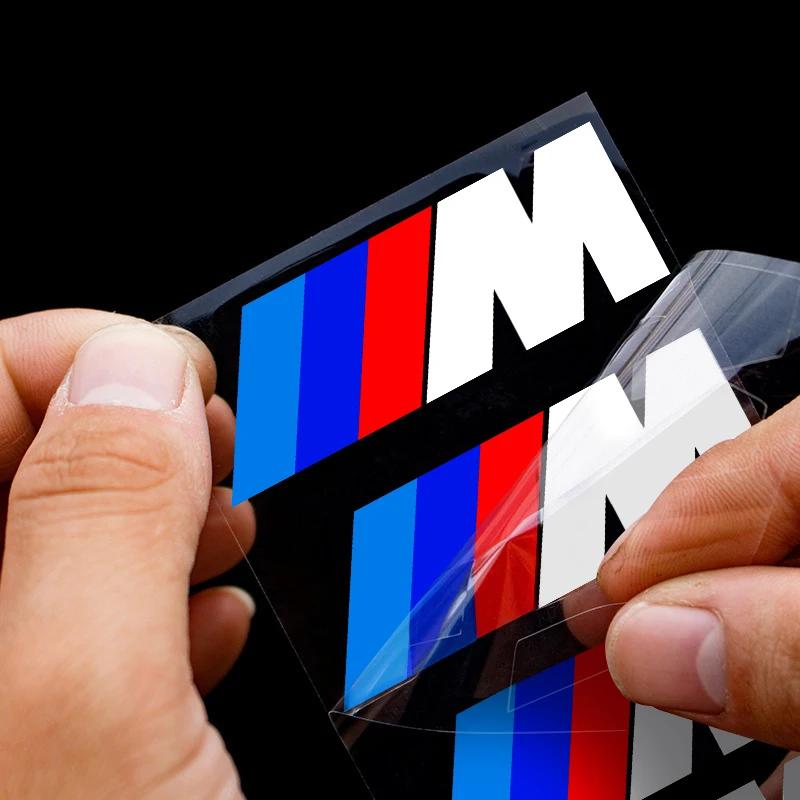 6 шт. Наклейка на тормозной суппорт автомобиля Термостойкая 3D-наклейка Декаль Для BMW M4 M8 5 серии E39 E60 E61 F10 F11 F07 G30 G31 G15 Z4 E89