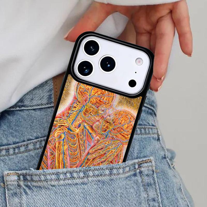 Медицинский Чехол для Телефона с Анатомией Человека для iPhone 17ProMax 12 13 14 15 16e 17 Pro Max Plus Air Cover