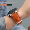 Compatible Leather Strap for Huawei GT5, Xiaomi S4, Samsung Watches - Color-Matched Pin Buckle, Double-Sided Genuine Leather, First Layer Grain.