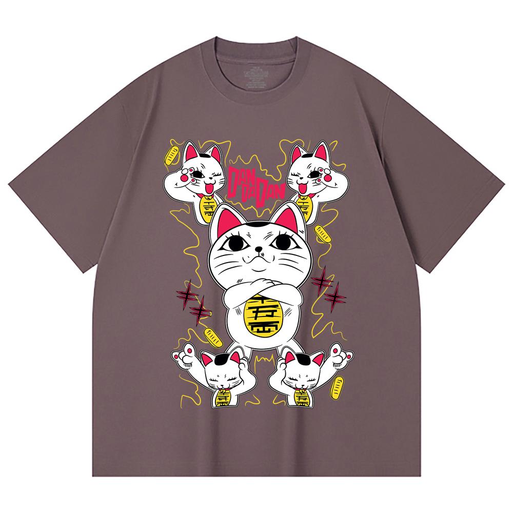 230 Gsm 100% Cotton DanDaDan V6 Turbo Granny Print Unisex Heavy Cotton T Shirt