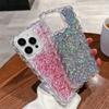 Luxury Shining Glitter Sequins Phone Case For Iphone 14 13 12 11 Pro Max 14 Plus 14pro Max Shockproof Wavy Bumper Silicone Cover