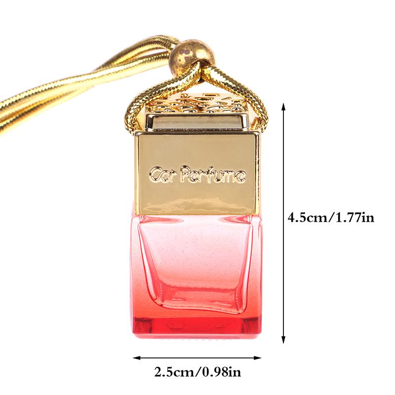 Автомобильный диффузор эфирного масла, ароматизатор, освежитель воздуха, флакон духов, украшение, подвесная пустая бутылка, аксессуар для интерьера