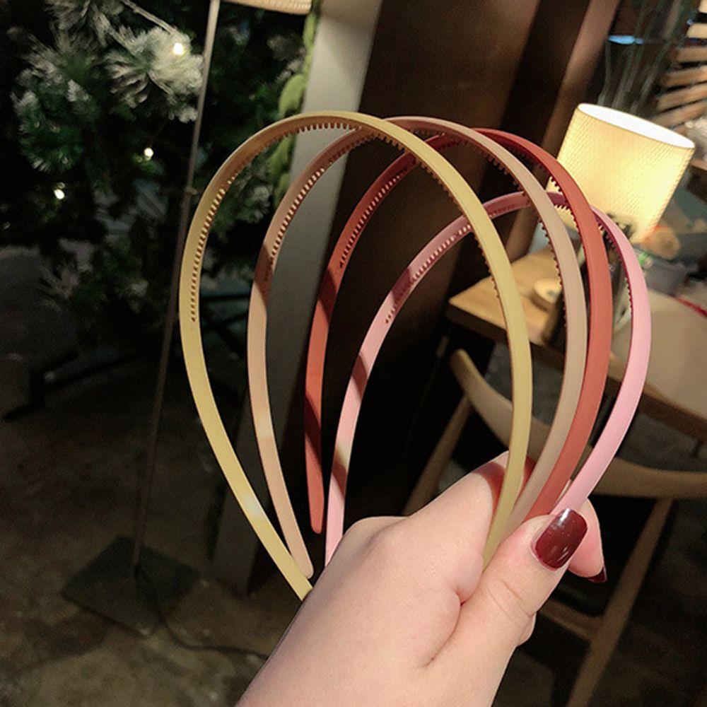 Fashion Hairband Women Plastic Solid Bezel Headband Hair Hoop Hair Bands