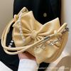 Foreign Style Bow Love Chain Underarm Bag Women's 2025 New Korean Version Niche Design Single Shoulder Messenger Bag