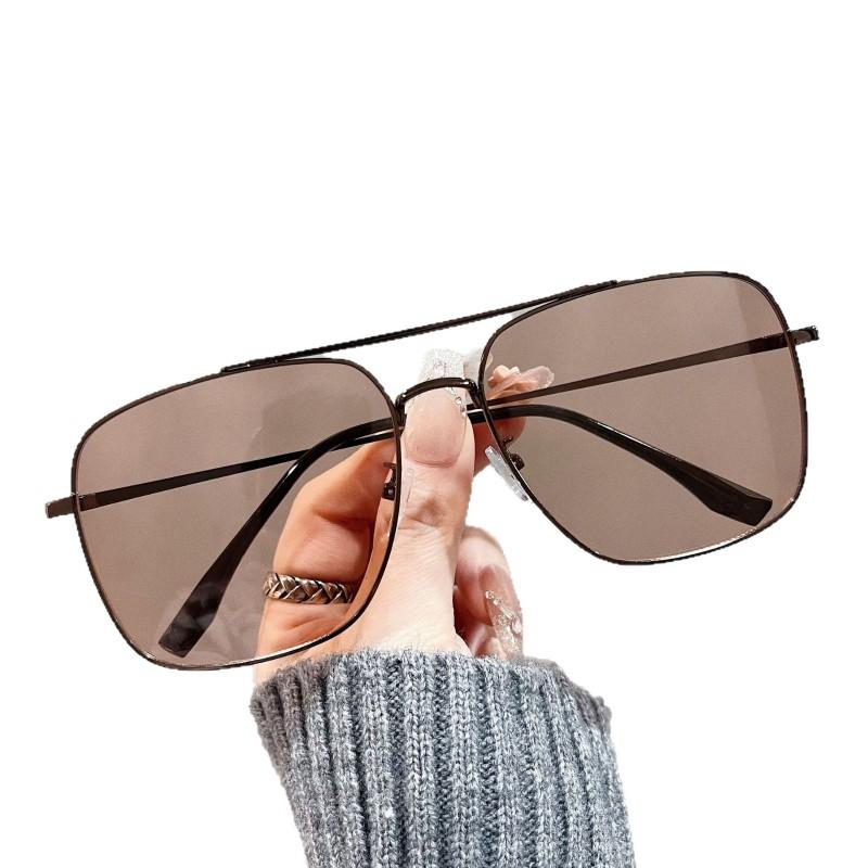 2026 Oversized Square Polarized Sunglasses Dual Bridge Unisex Prescription Compatible UV400 Cycling Outdoor Sports Glasses