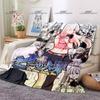 Fashion EVA Queen Thin Blanket Beauty Art Pattern 3D Printing Blanket Flannel Portable Home Travel Office Blanket