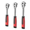 Expert Spanner With Comfortable Handle Secure Grip Fastener Retracting Ratchet Wrench For Technicians 1/4 1/2 3/8