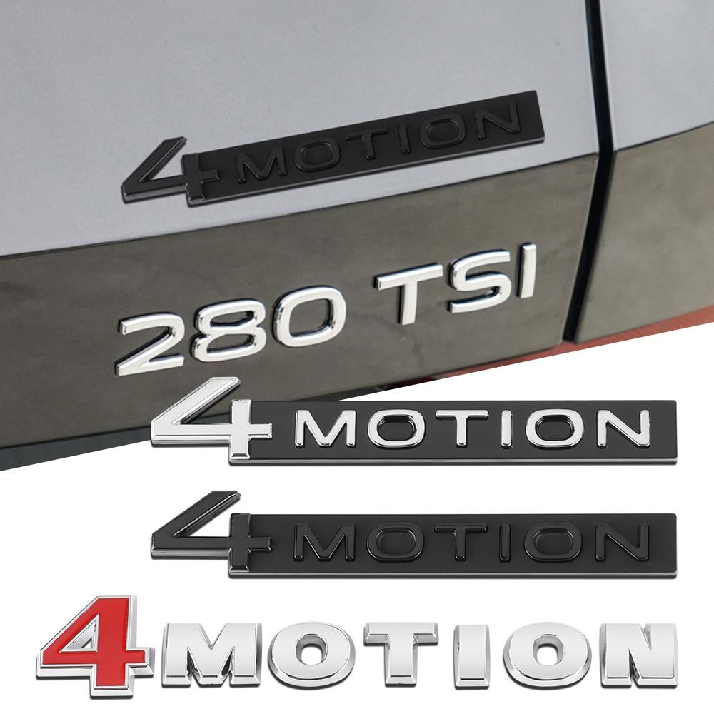 AABIN1 3D Car Rear Trunk Fender Grill Metal Chrome Zinc Alloy Emblem Badge Decals For Volkswagen GTI Golf Polo Passat Mk6 MK7 Scirocco