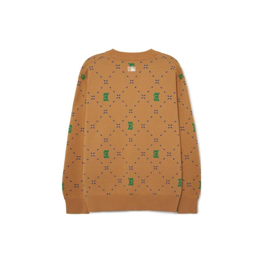 MLB Knitwear Unisex Sand Yellow 3AKCM0431-43SAS