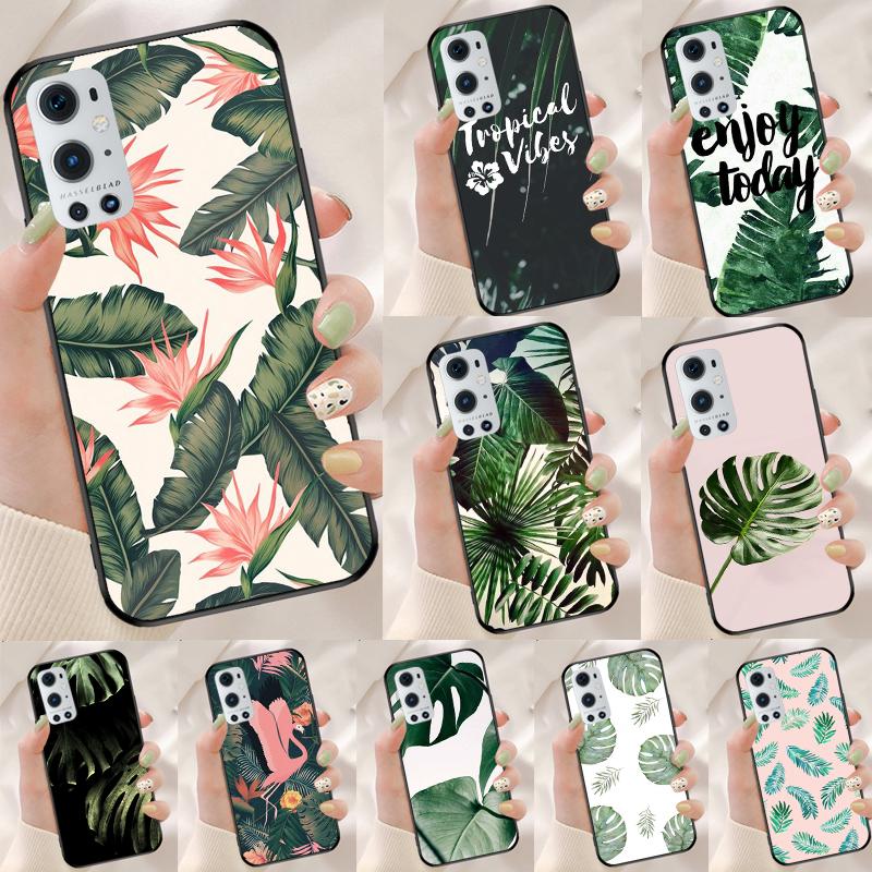 Monstera Leaves Palm Tree Flowers For Realme GT 7 Pro GT 5 6 6T C67 C61 C55 C53 C51 C21Y C25S C75 10 11 12 13 14 Pro Plus Case