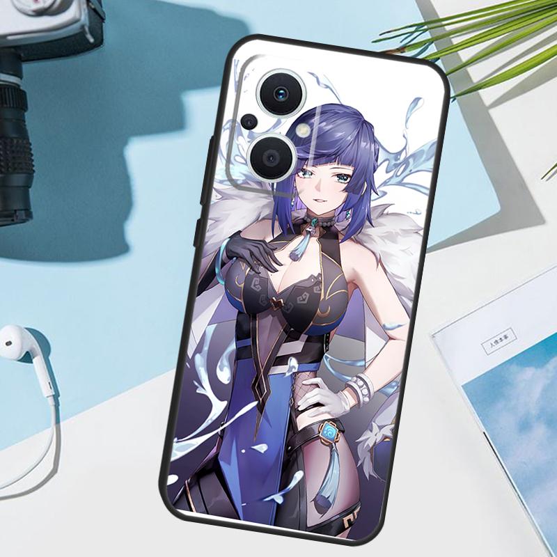 Чехол Genshin Impact Yelan для OPPO Reno 13 13F 12 11 F 8T 7 8 10 Pro OPPO Find X8 X6 X3 Pro X5 Lite Чехол Funda