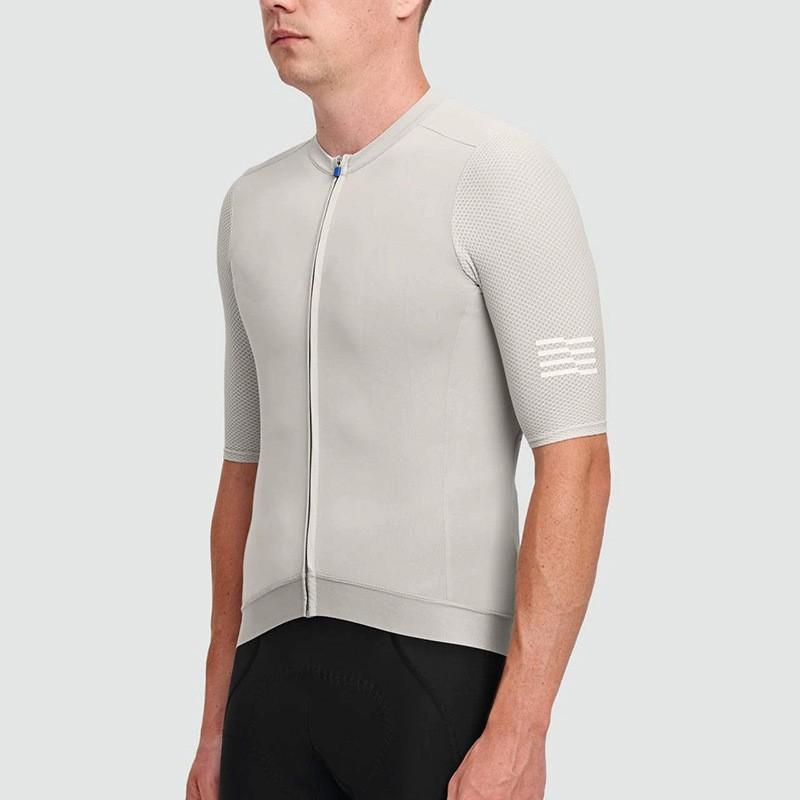 Mens Slim Fit Cycling Jersey Short Sleeve Breathable Performance Bike Shirt Road Racing