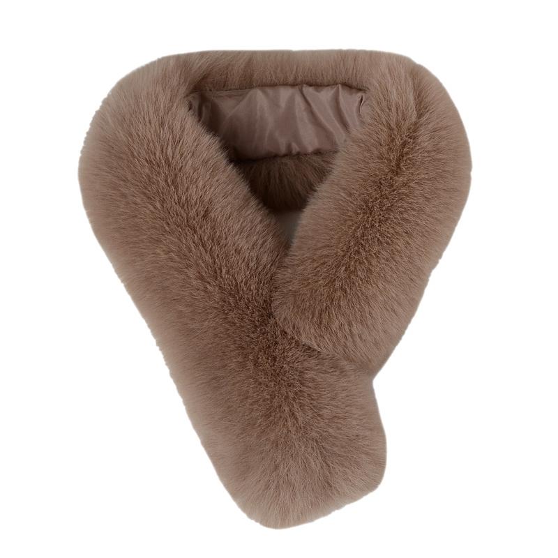 1PC Versatile Shawl Fashionable Multicolor Magnetic Suction Warm Scarf Gift Imitation Fox Fur Collar Plush