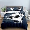 Football Bedding Set 3D Soccer Child Duvet Cover Single Double Sports Boy Home Textile Comforter Nordic Covers for Bed King Full