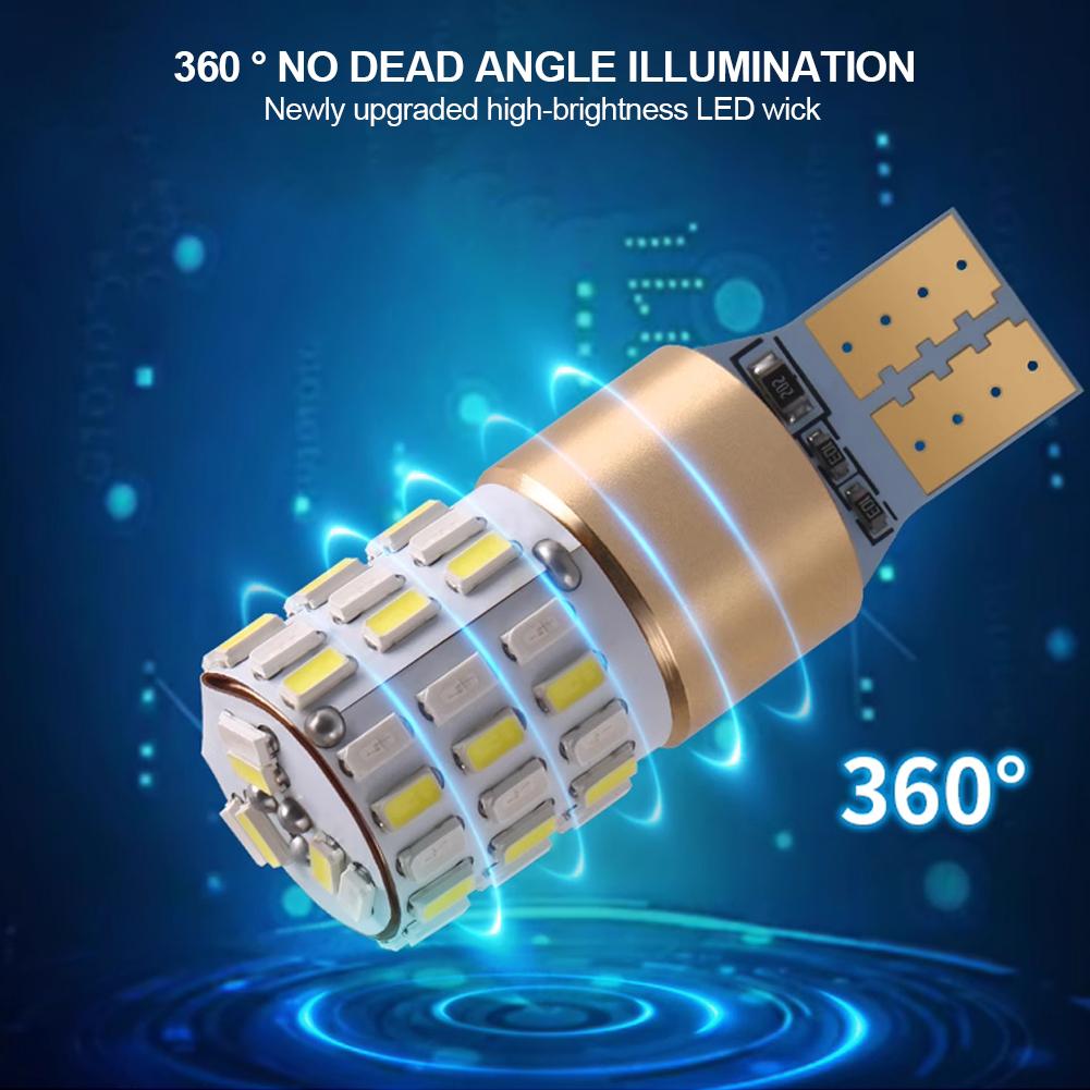 2 шт. T15 Указатель поворота Мотоциклетный сигнальный фонарь Габаритный фонарь Парковочный фонарь Заднего хода Цвет Туман Canbus Светодиодная лампа Аксессуары