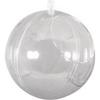Decorative Ball - - 10cm - Transparent - Plastic