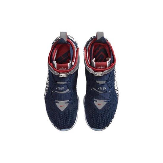 Nike LeBron 17 EP LeBron 4 Холодный синий граффити - CT6052-400