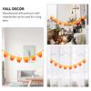 Осенний декор, желтый, оранжевый, белый вымпел, осенний венок, стильный выдвижной флаг, декоративный баннер для вечеринки