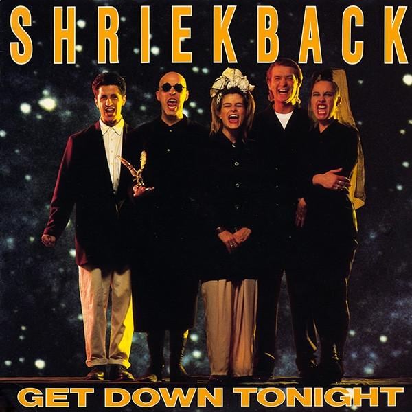 12-дюймовая пластинка SHRIEKBACK Get Down Tonight DMD1223 Island Records 1988 США Танцевальная Электроника Б/у