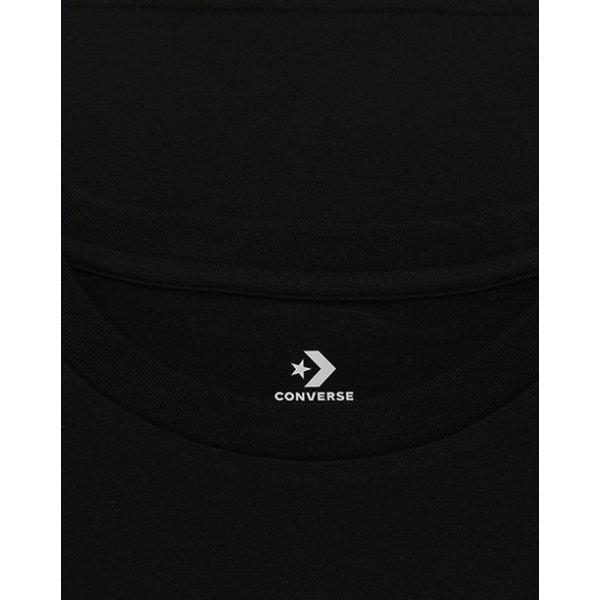 Converse Все STar PaTch Стандартная посадка Футболка Черный Mch737 023
