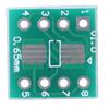 100 dona Adapter Platasi Konvertor Moduli Yengil SOP8 SSOP8 dan DIP8 TSSOP8 DIP SMD dan Qatorga