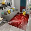 3D Красочный Ковер с Рисунком Сердца Любви Ванная Комната Противоскользящий Коврик для Пола Ковер Коврик Гостиная Спальня Прихожая Придверный Коврик Декор Ковры