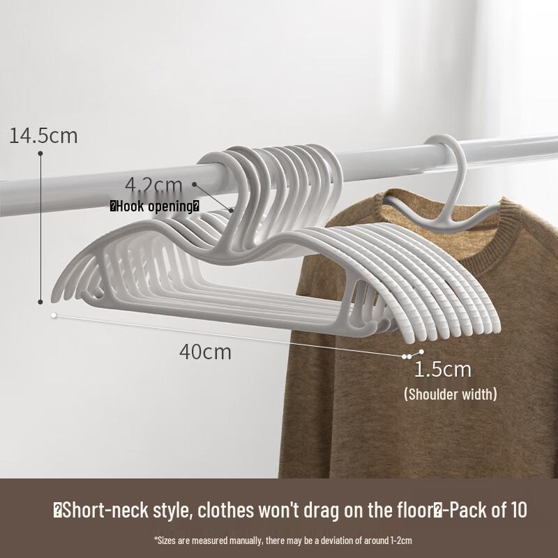 Short-Neck Space-Saving Hangers
