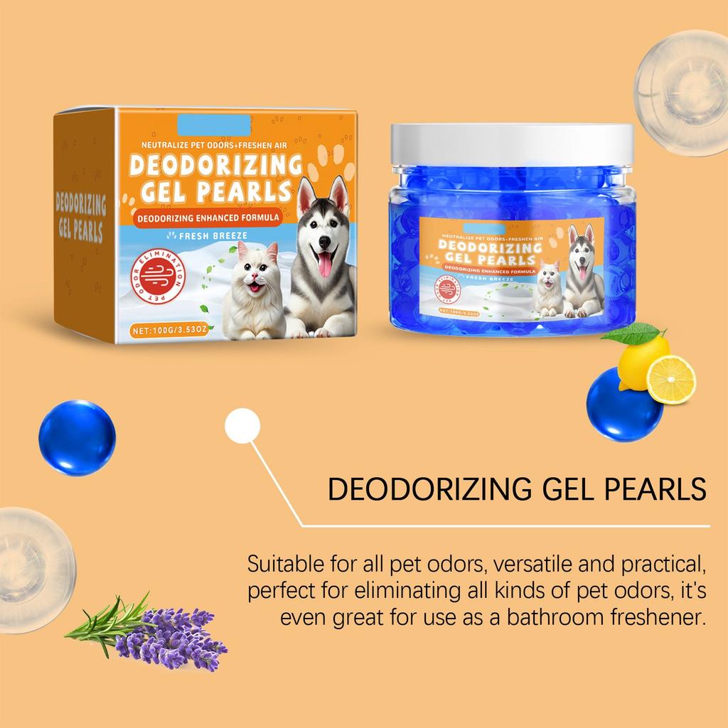 Дезодорант с запахом домашних животных, гелевые шарики, освежитель, для устранения запахов домашних животных, 100 мл