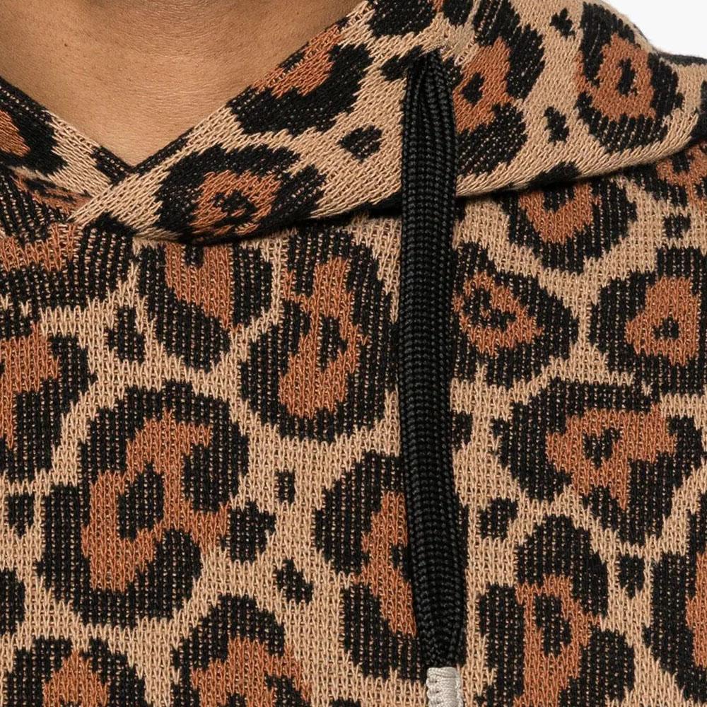Emporio Armani leopard-print hoodie 3D1MS1-1JVAZ-F406