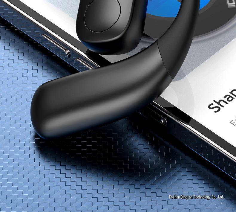 Беспроводная Bluetooth-гарнитура для бизнеса F22 - Универсальная посадка для обоих ушей, Большая емкость аккумулятора, Длительное время ожидания