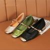 Guofeng Spring 2025 Retro French Low-Cut Mary Janes: Lightweight & Versatile.