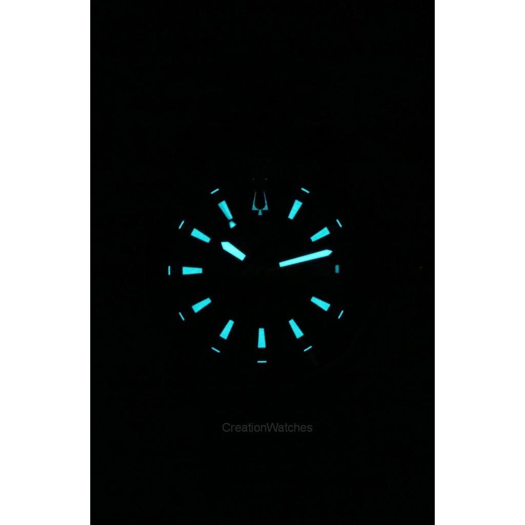 BULOVA Мужские часы Marine Star Precisionist из нержавеющей стали с синим циферблатом, кварцевые, для дайвинга 96B433 200M