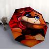 1pc Freddy bear2 Umbrella, Sun Protection, And UV Shielding. It Has Eight Sturdy Ribs for Outdoor Use And Perfect Gift