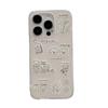 Чехол для телефона IMD для iPhone 11 13 16 Pro Max Чехол для iPhone 13 14 15 Pro Max 12 13 Pro Max 13 Pro 14 Pro Мультяшный милый цветок животное Ударопрочный износостойкий