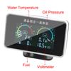 Instrument Panel 4in1 Universal LCD Car Digital ALARM Gauge Voltmeter Oil Pressure Fuel Water Temp 12V for Voltimetro Coche